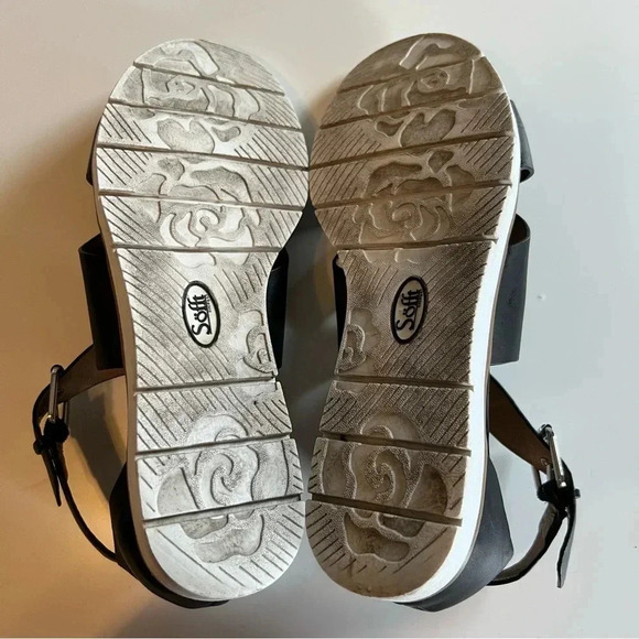 Sofft Womens Mirabelle Black Leather Sandal Size 9.5 GUC - Picture 7 of 7